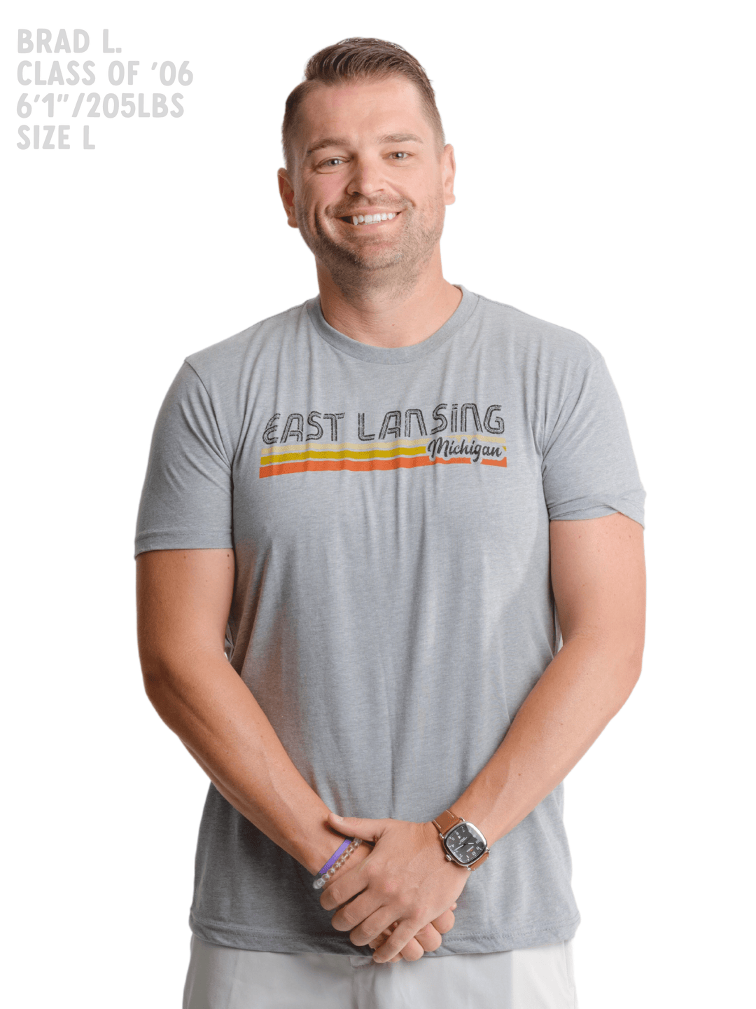 Retro East Lansing 80's Bars and Restaurants on MSU Campus T-Shirt