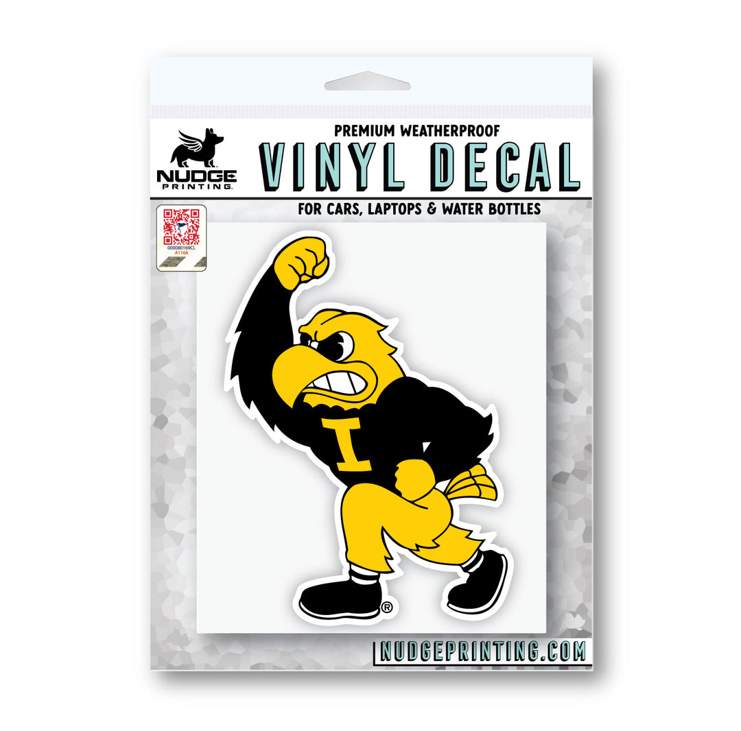 Iowa Fighting Herky Car Decal