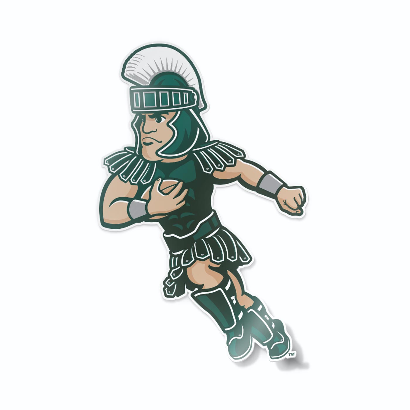 Michigan State Football Sparty Car Decal – Nudge Printing