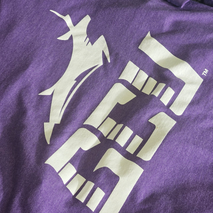 Grand Canyon University Purple GCU T-Shirt from Nudge Printing Real Close Up