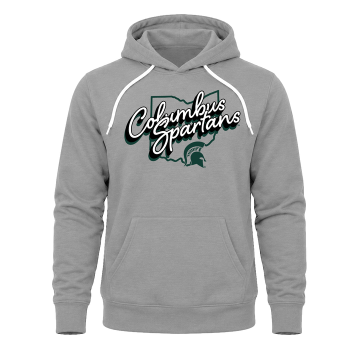 MSU Columbus Spartans Grey Hoodie