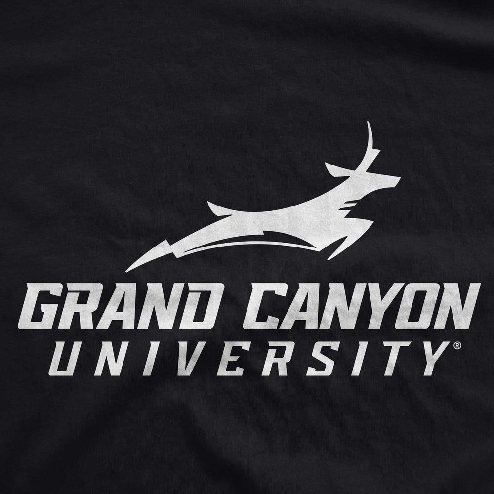 Grand Canyon University Black T Shirt Design Close Up