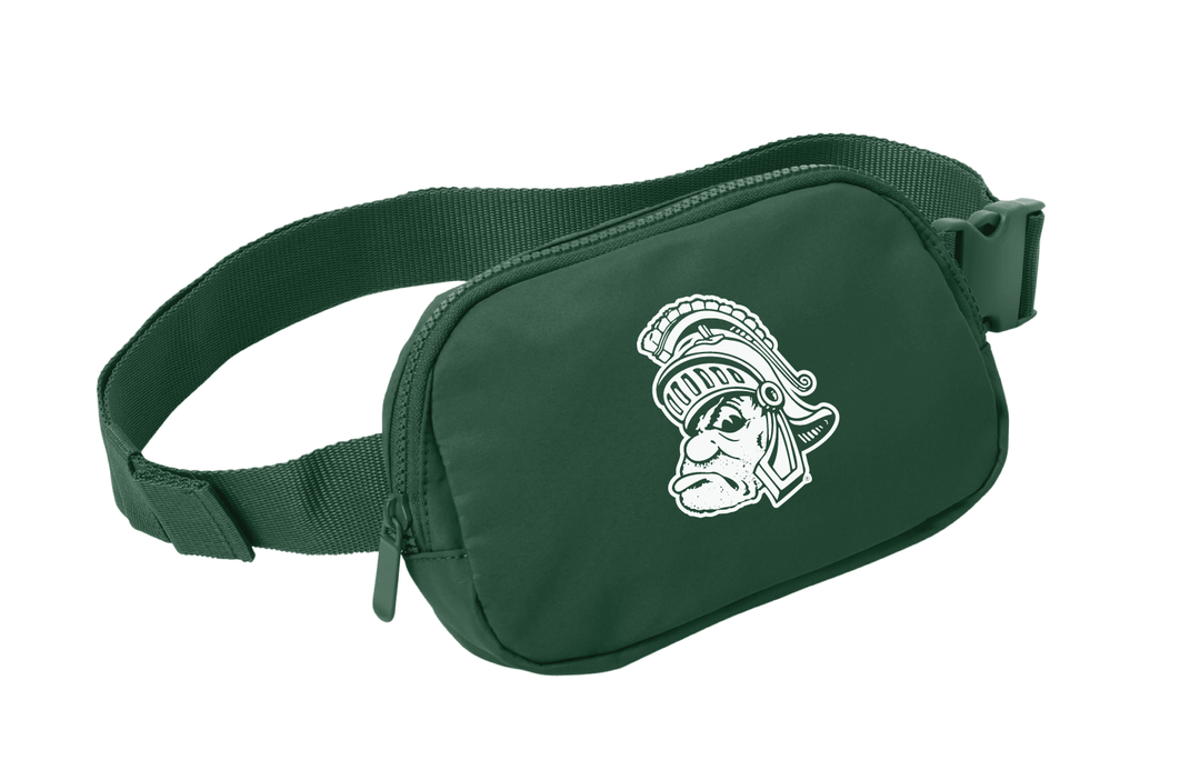 Michigan State Matte Green Belt Bag