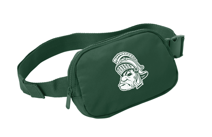 Michigan State Matte Green Belt Bag