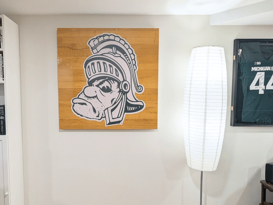 MSU Wall Decal Michigan State Gruff Sparty - XL Wall Decal Sticker Set