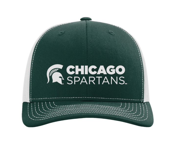 MSU Chicago Spartans Green and White Hat