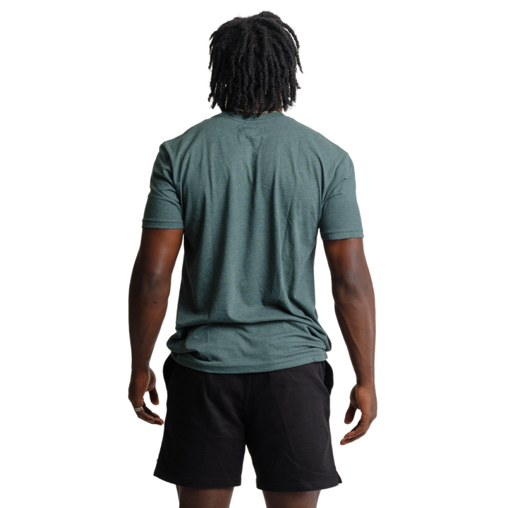 Back of Michigan State T Shirt in Green
