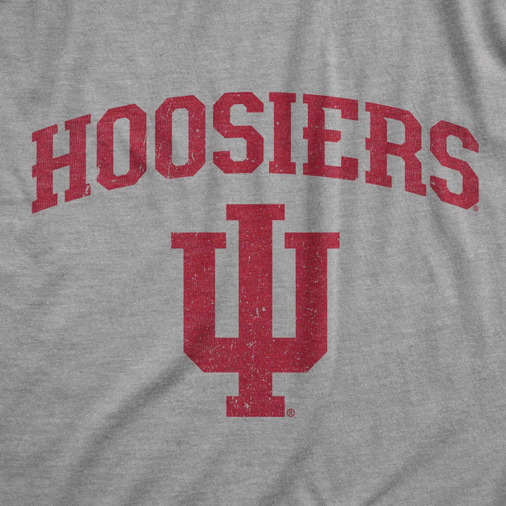 Close up of IU Hooded Sweatshirt for Indiana University from Nudge Printing