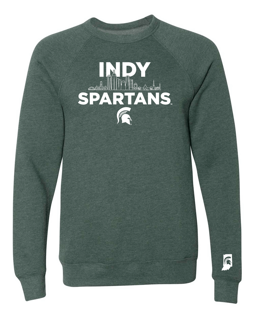 Indy Spartans 2024 - Unisex Green Sweatshirt