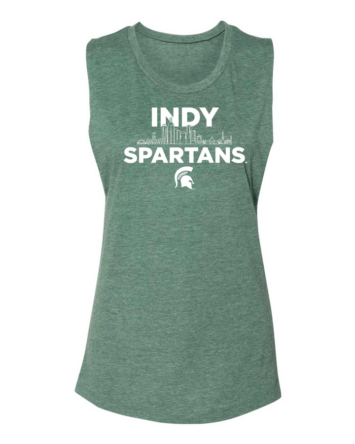 Front view of green women&