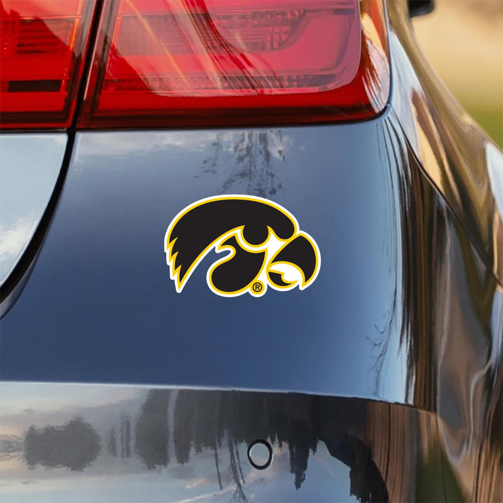 Iowa Hawkeye Logo Decal on Car