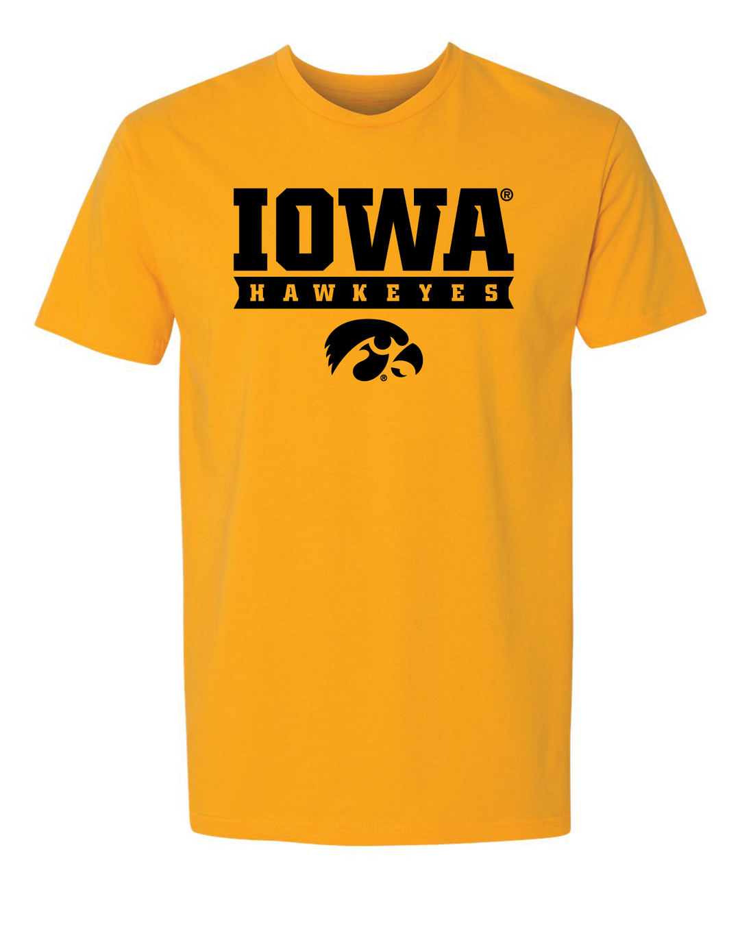 Iowa Hawkeyes Athletic Gold T Shirt