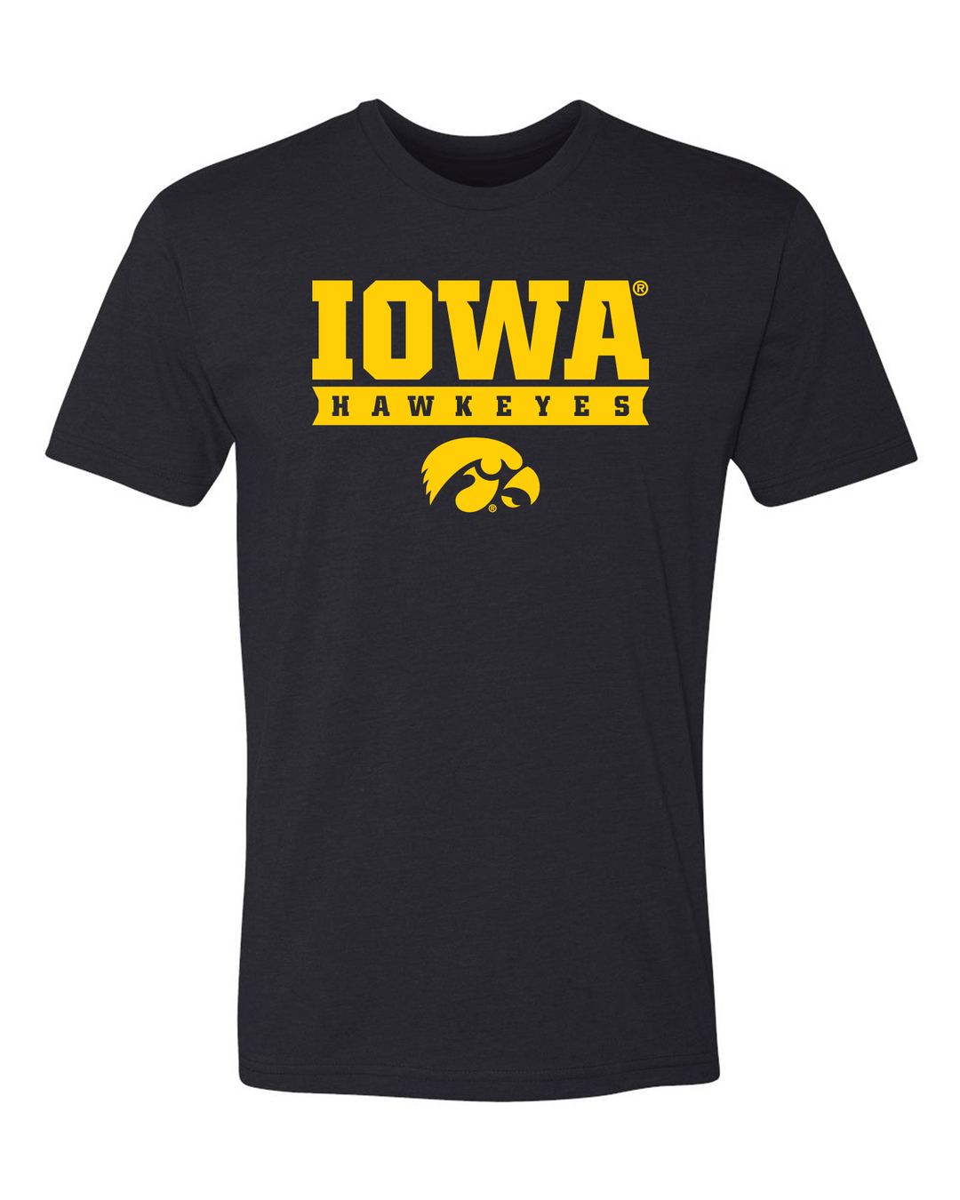 Iowa Hawkeyes Athletic Black T Shirt