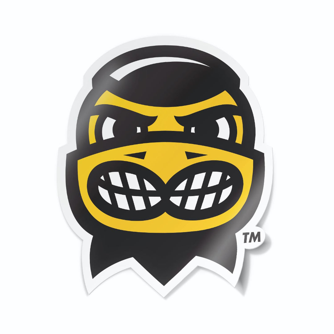 Iowa Herky Face Decal Sticker