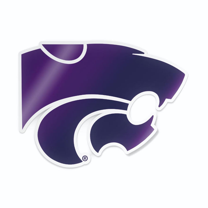 Purple Kansas State Powercat Sticker from Nudge Printing