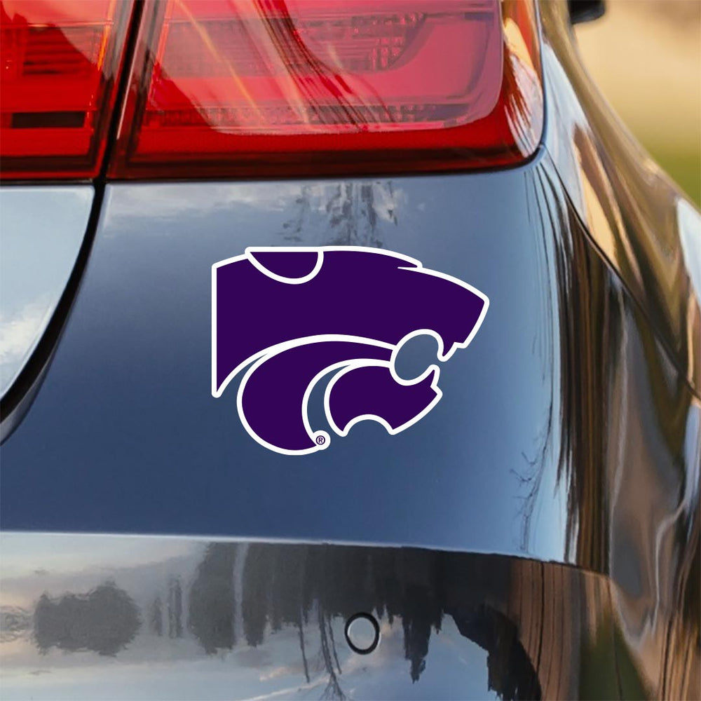 Nudge Printing Purple Kansas State Powercat Sticker Car Decal