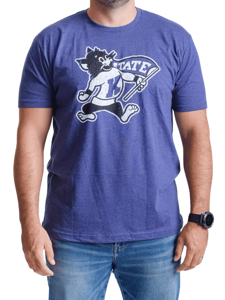 Vintage Kansas State Willie the Wildcat Shirt from nudge printing