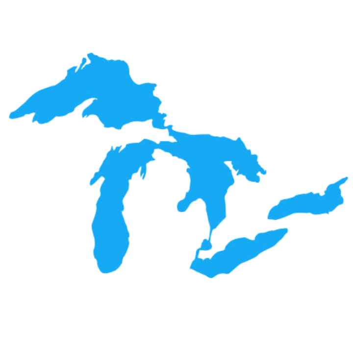 Great Lakes of Michigan Vinyl Decal Window Sticker