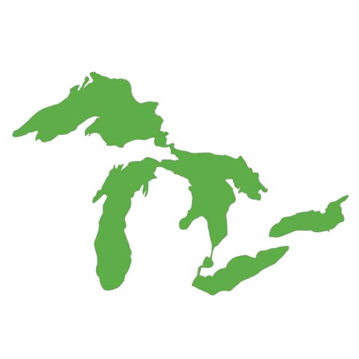 Great Lakes of Michigan Vinyl Decal Window Sticker