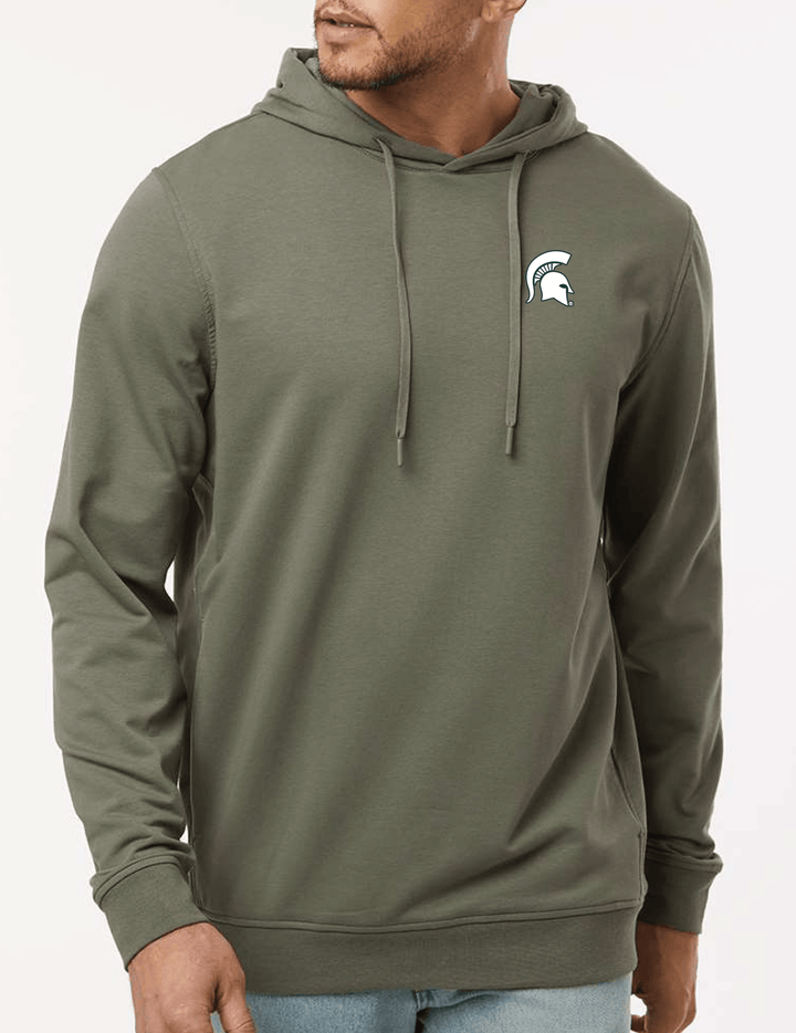 Michigan State Spartan Helmet Perform Hoodie (2 Color Options)