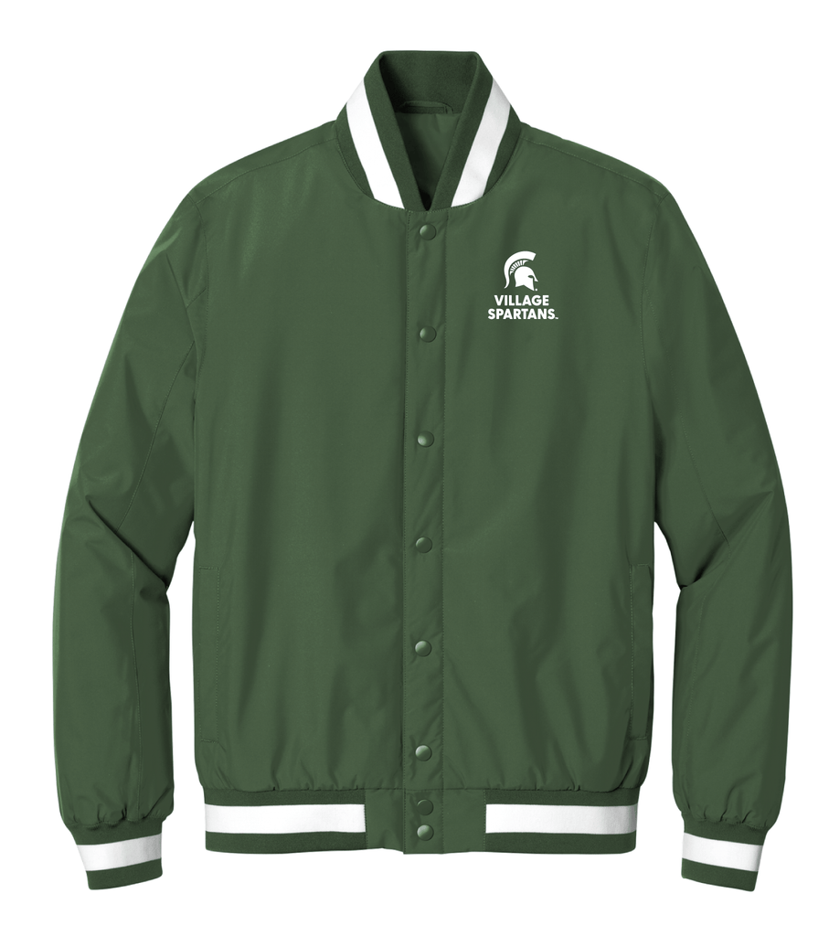 Michigan State Village Spartans Green Varsity Jacket – Nudge Printing