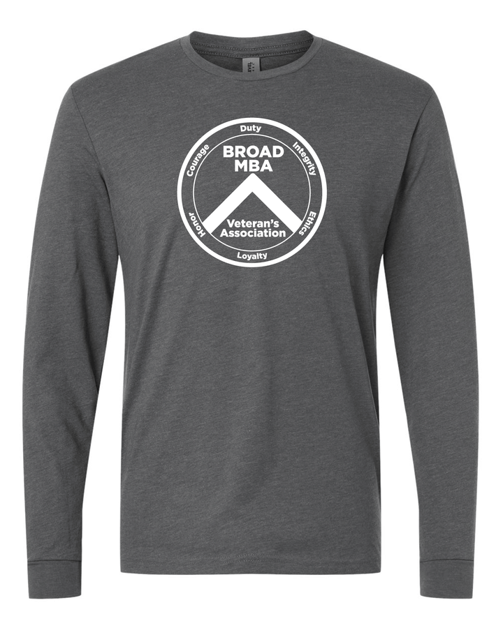 Michigan State MBA | Student Organization Long Sleeve - Grey (Pre-Order)