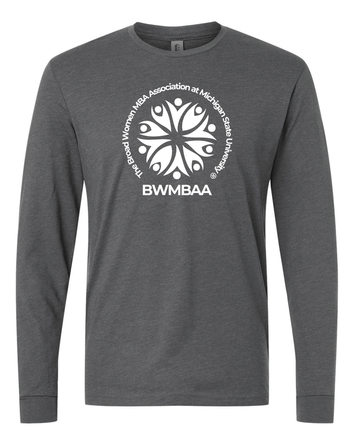 Michigan State MBA | Student Organization Long Sleeve - Grey (Pre-Order)