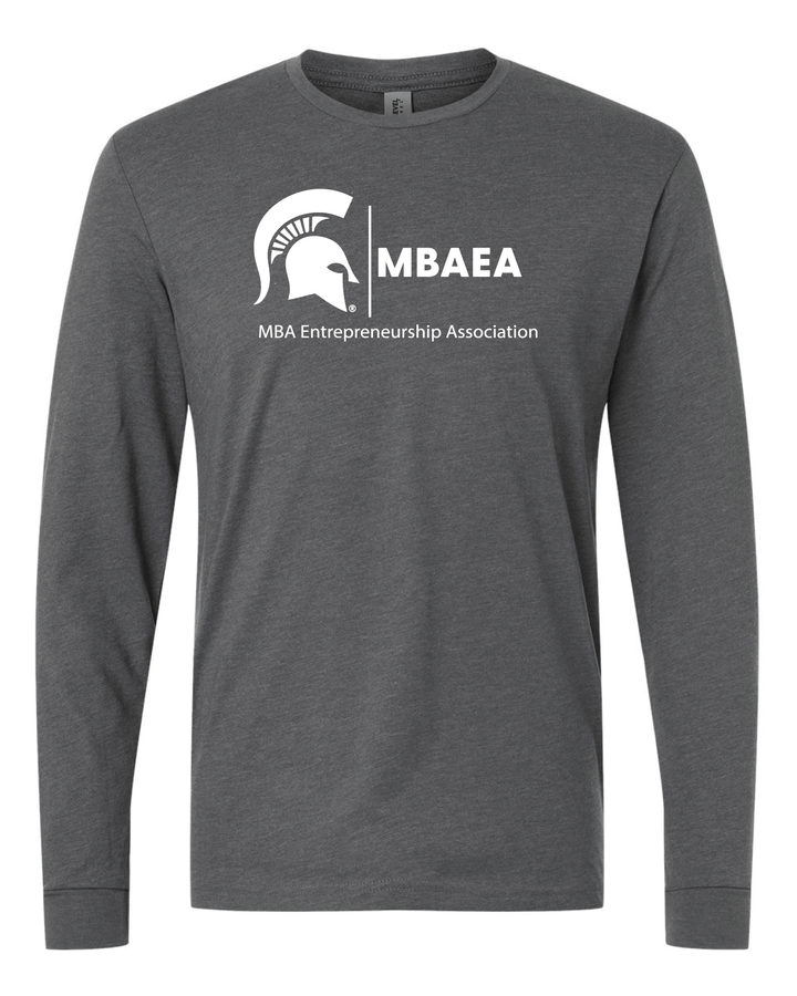 Michigan State MBA | Student Organization Long Sleeve - Grey (Pre-Order)