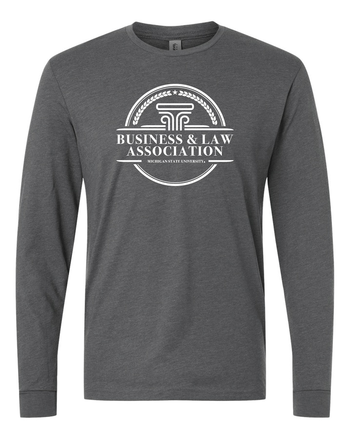 Michigan State MBA | Student Organization Long Sleeve - Grey (Pre-Order)