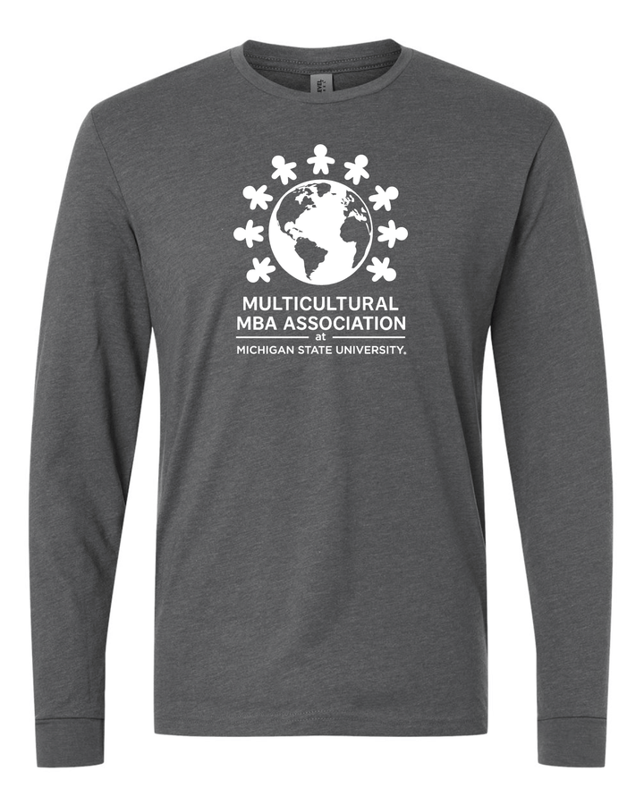 Michigan State MBA | Student Organization Long Sleeve - Grey (Pre-Order)