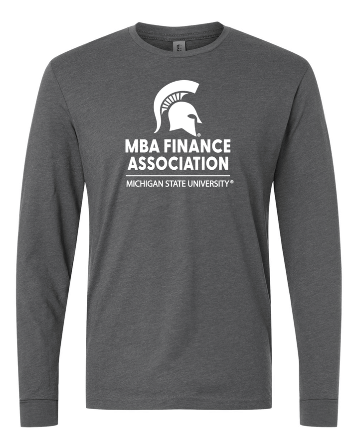 Michigan State MBA | Student Organization Long Sleeve - Grey (Pre-Order)