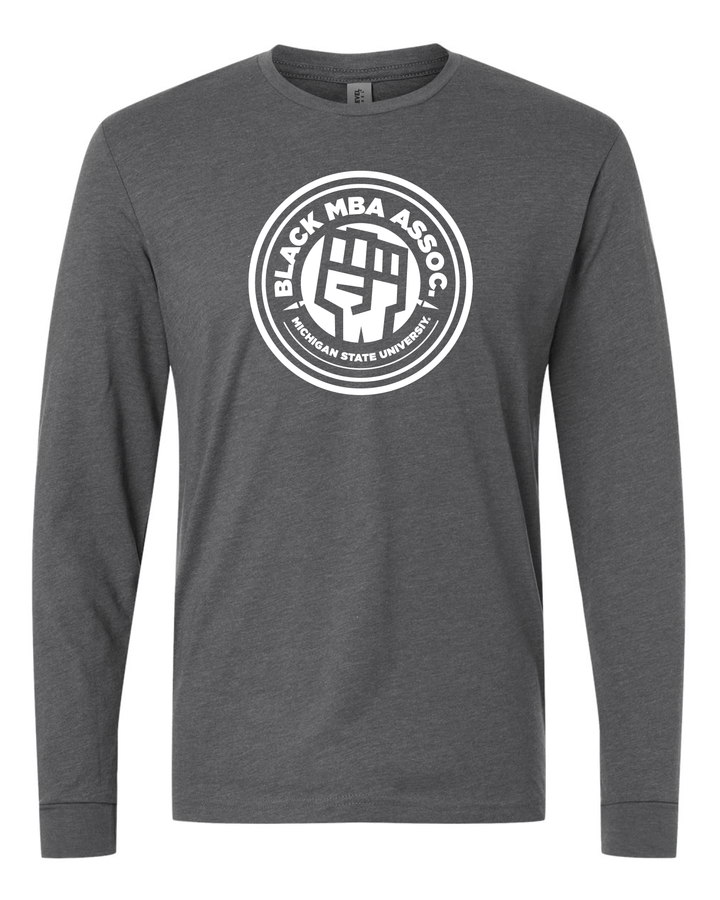 Michigan State MBA | Student Organization Long Sleeve - Grey (Pre-Order)