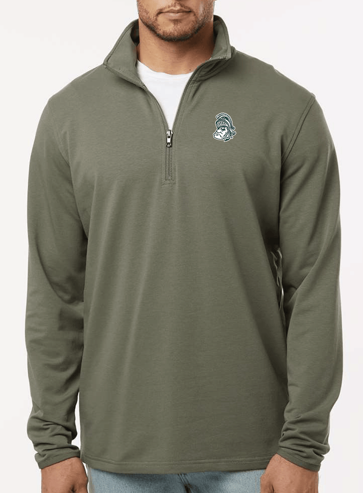 Michigan State Gruff Sparty Perform Quarter Zip (2 Color Options)