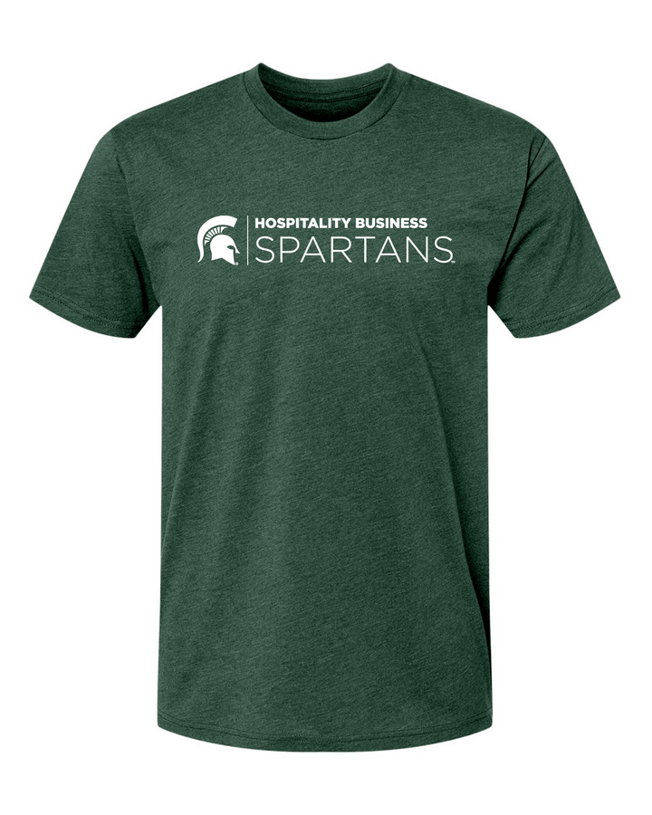Michigan State Hospitality Business Green T-Shirt