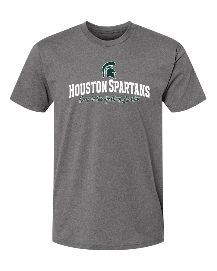 Grey Michigan State Houston Spartans T-Shirt