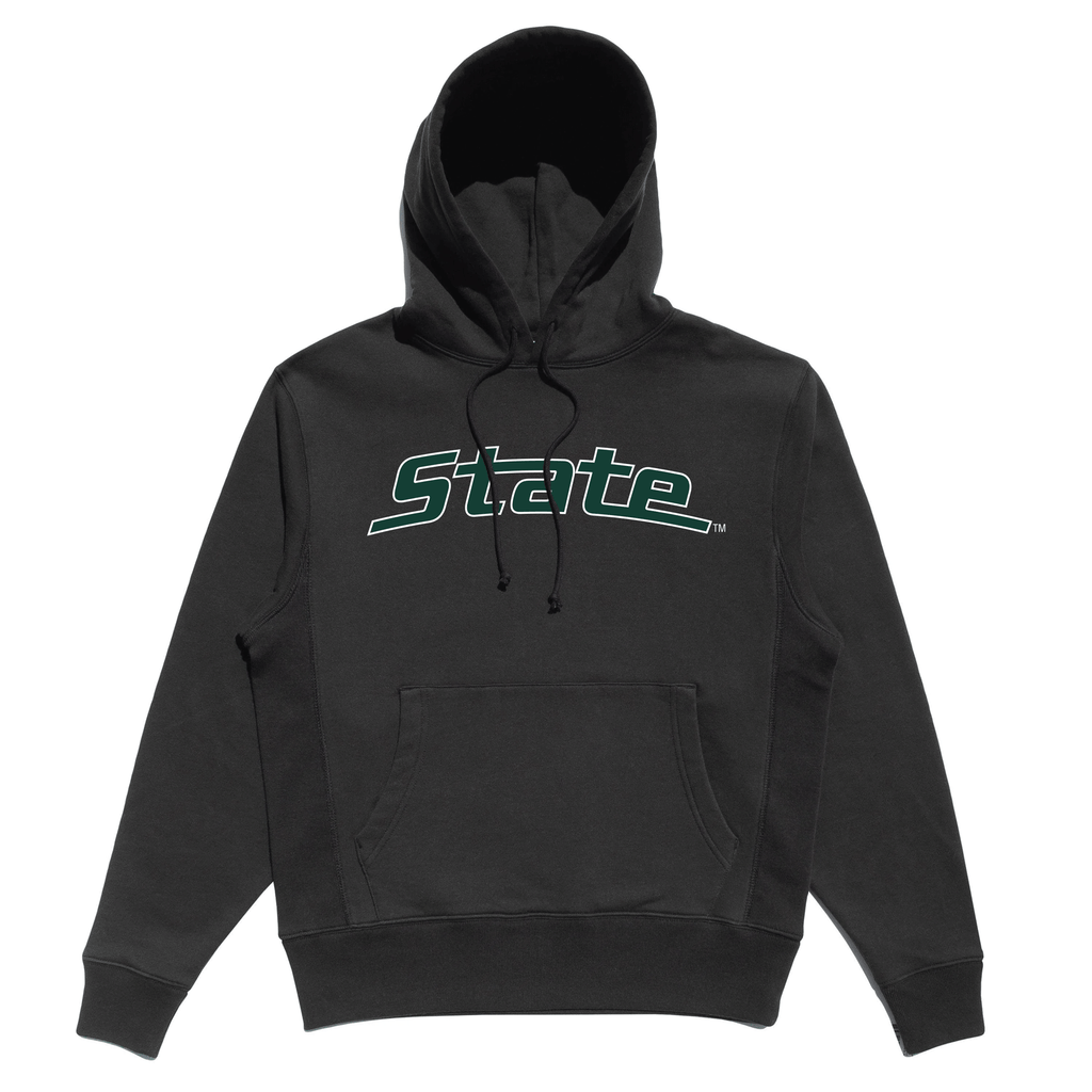 Black Michigan State Hoodie | Heavyweight Fabric – Nudge Printing
