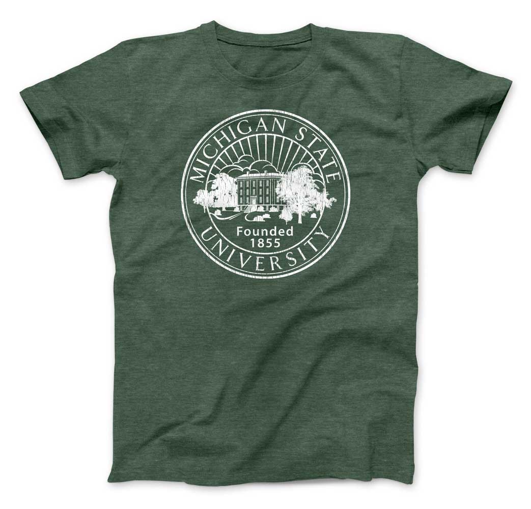 Nudge Printing Michigan State Official Seal T Shirt