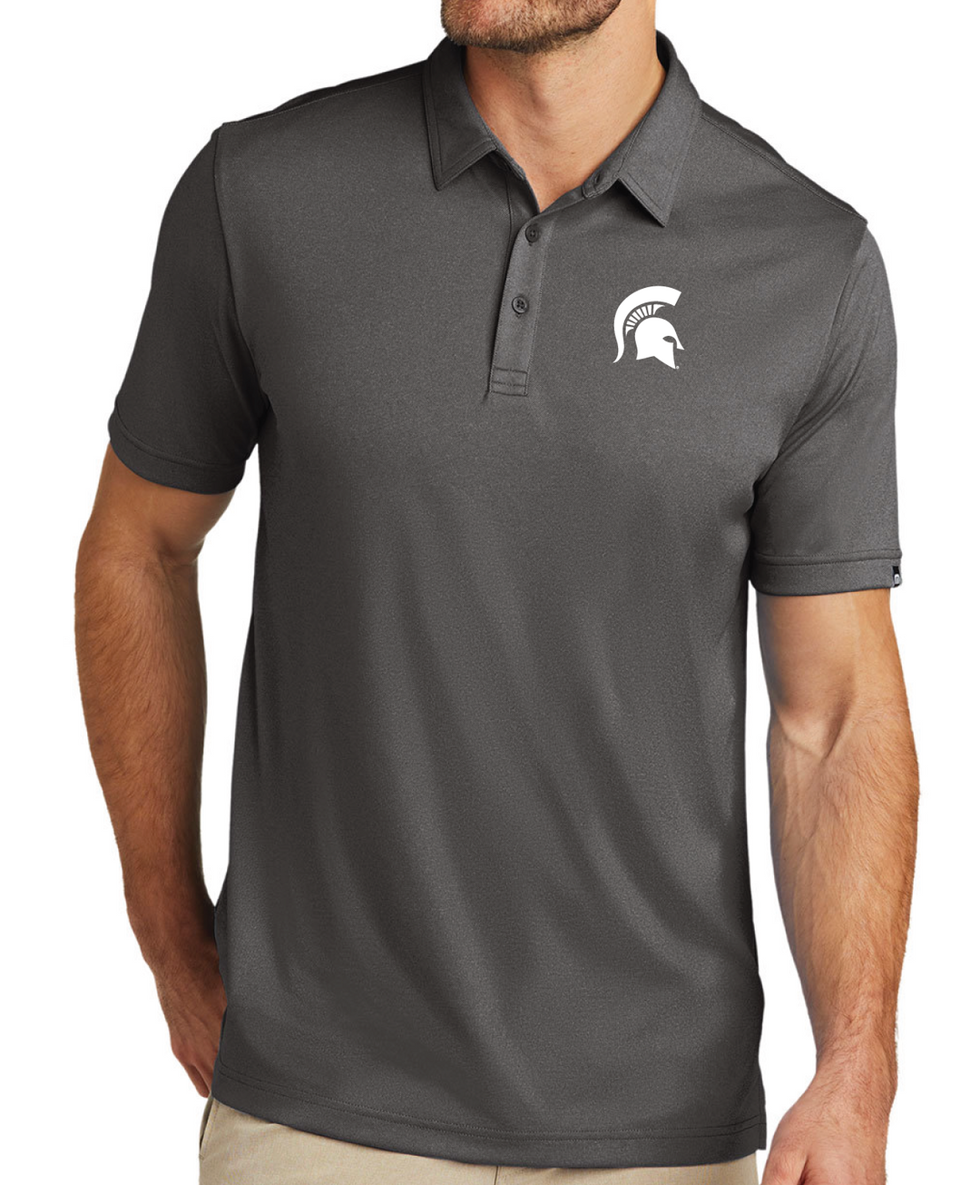Travis Mathew Michigan State Grey Polo - Choose Your Logo