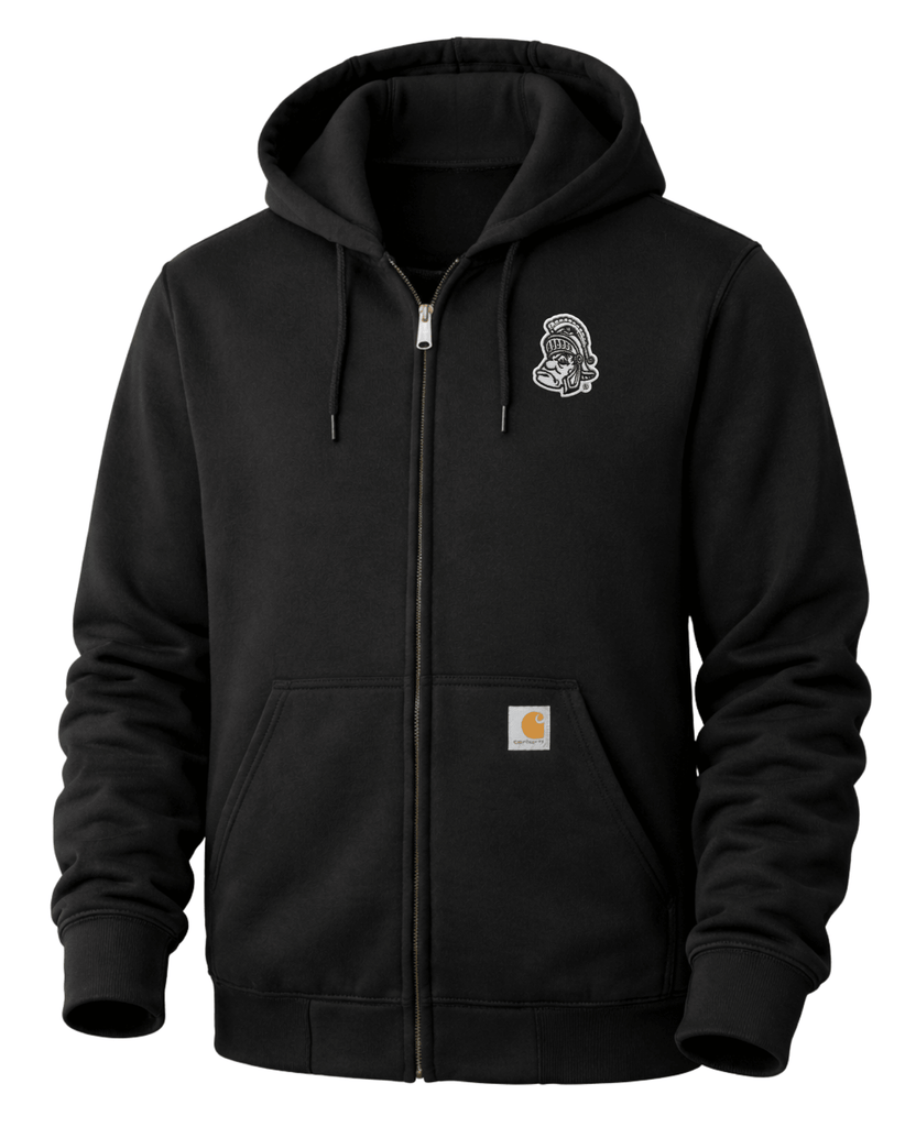 MSU Gruff Sparty Full Zip-up Carhartt Sweatshirt - Black – Nudge