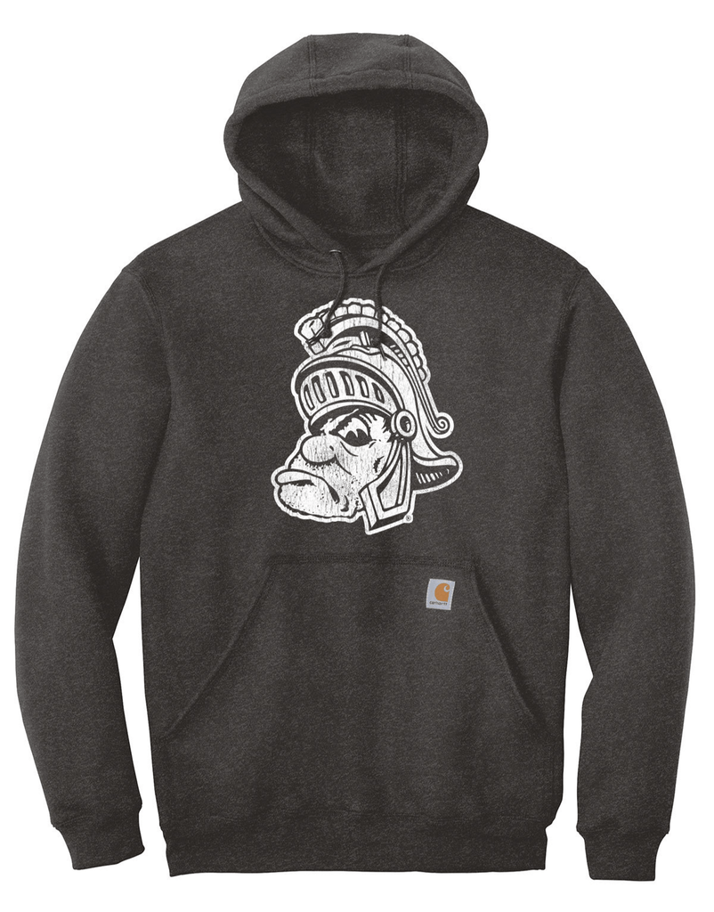 Michigan State Gruff Sparty Carhartt Sweatshirt Hoodie - Charcoal