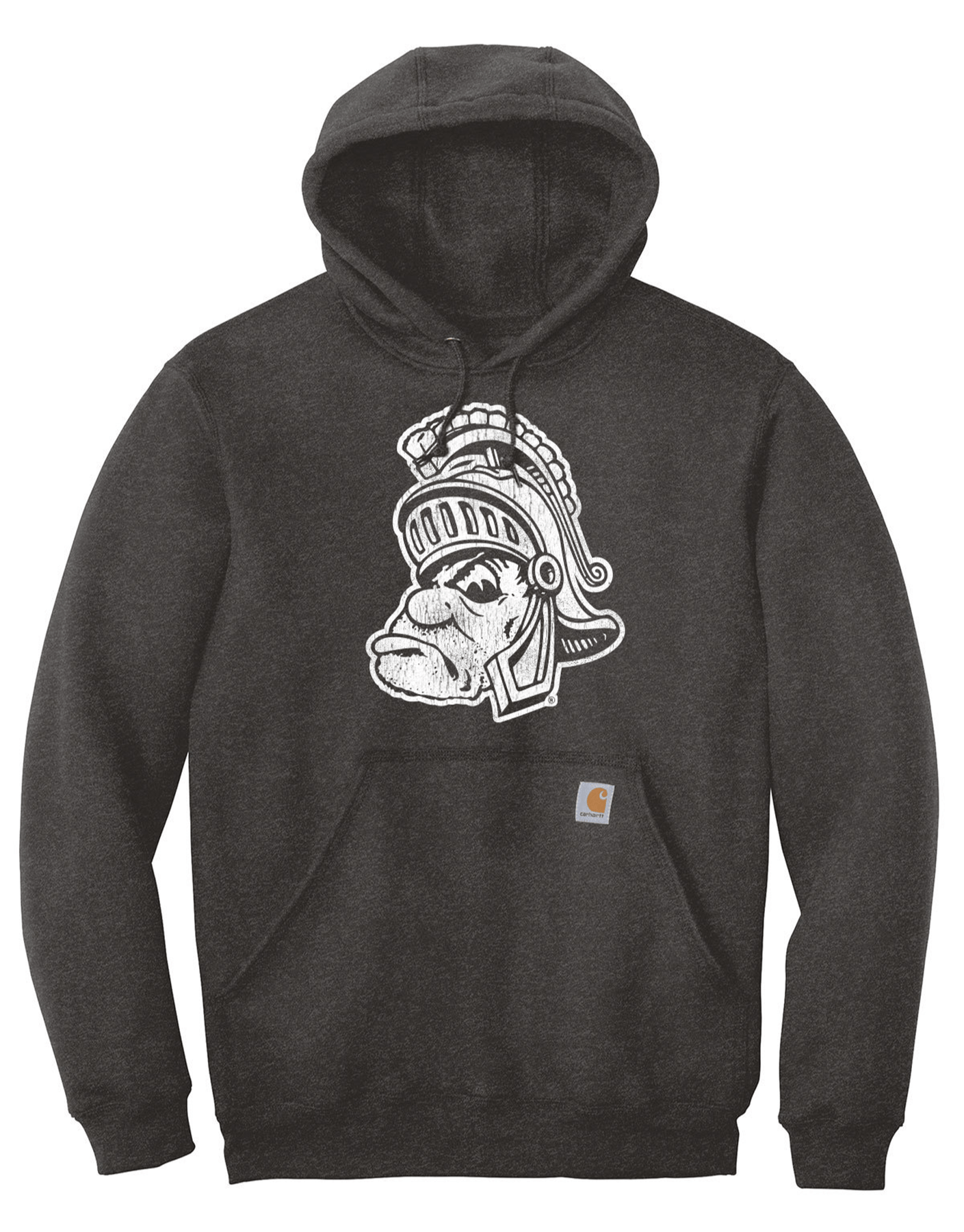 Michigan State Gruff Sparty Carhartt Sweatshirt Hoodie - Charcoal