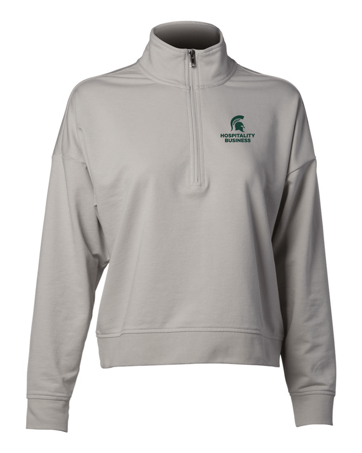 Michigan State Hospitality Business Women's Perform Quarter-Zip
