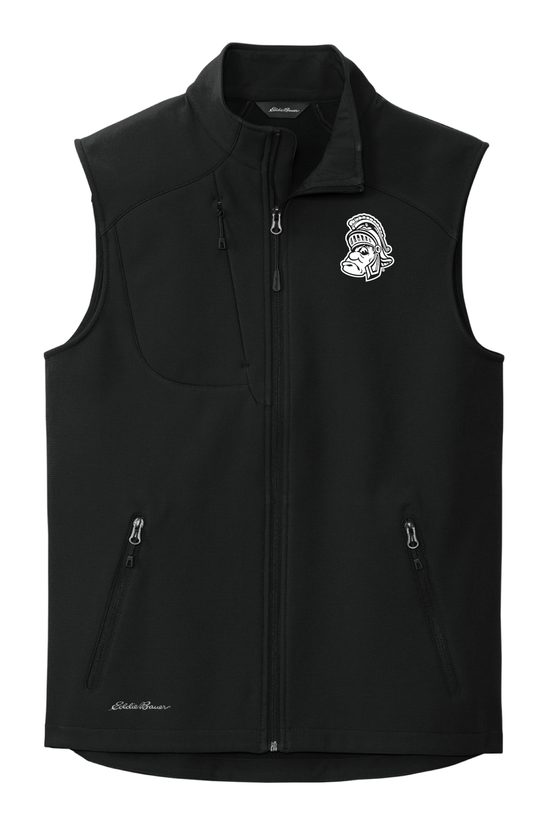 Michigan State Gruff Sparty Eddie Bauer Vest in Black