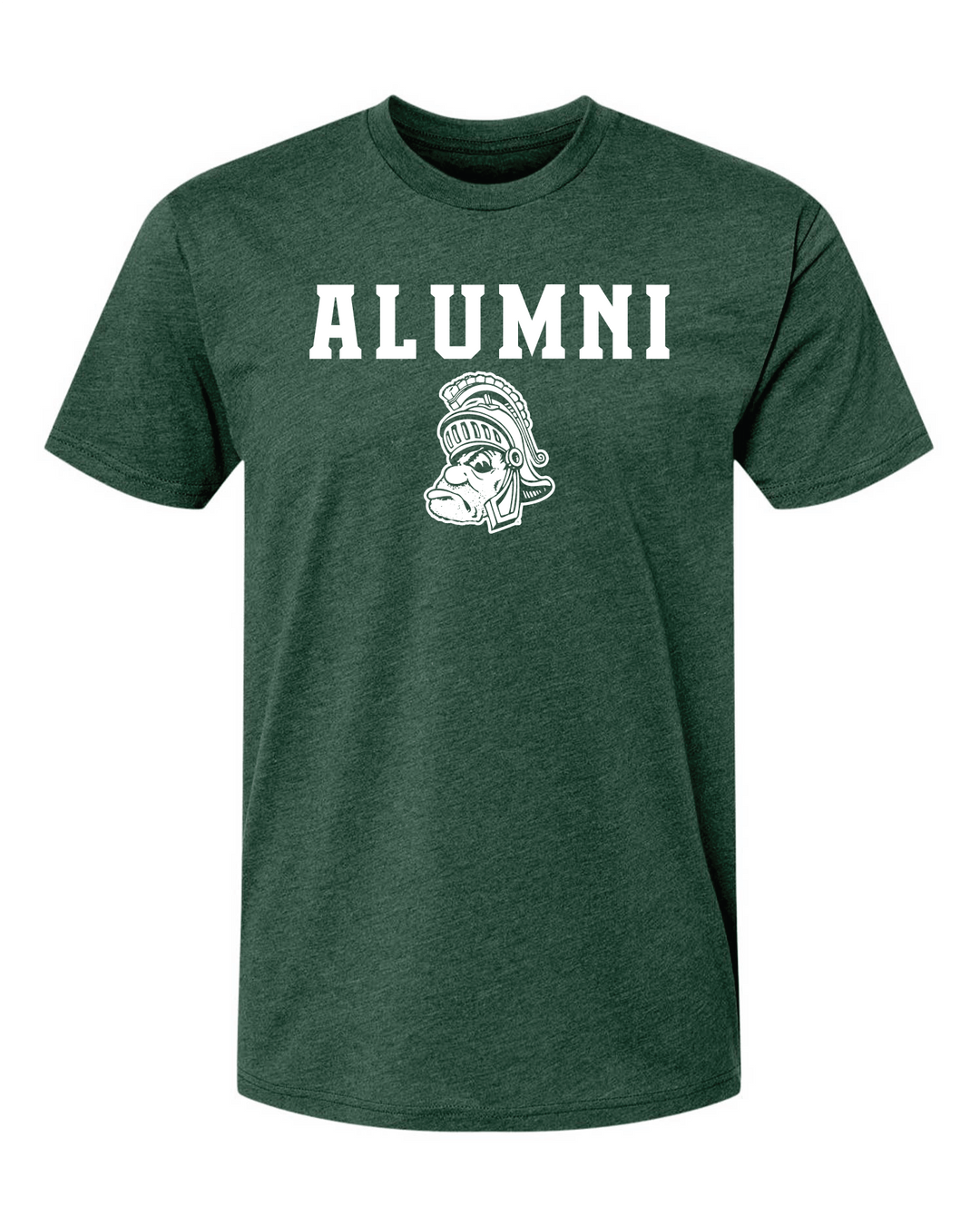 Green Michigan State Alumni Gruff Sparty T-Shirt