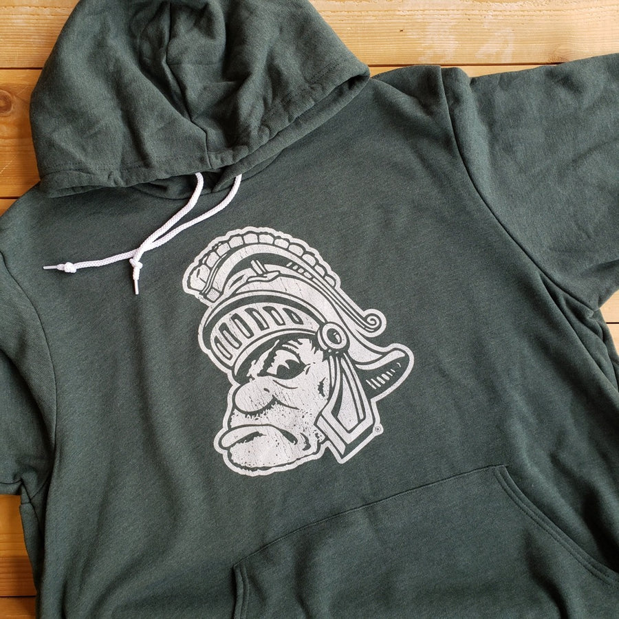 Vintage MSU Hoodie with Gruff Sparty Print – Nudge Printing