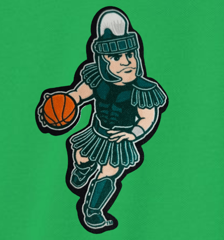 Michigan State basketball sparty patch
