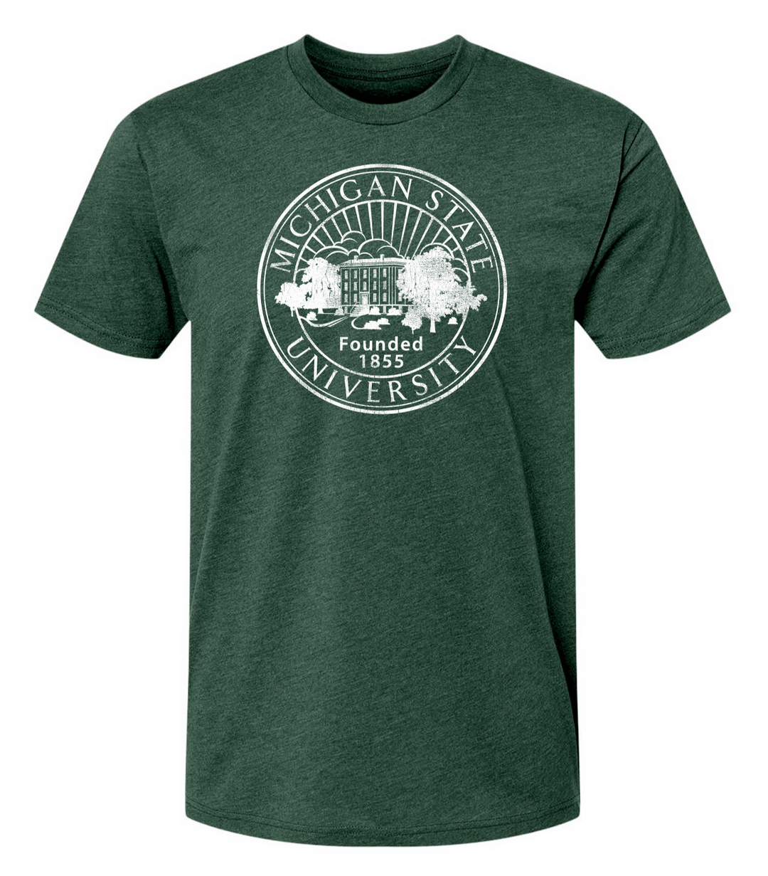 Michigan State Official Seal Green T-Shirt