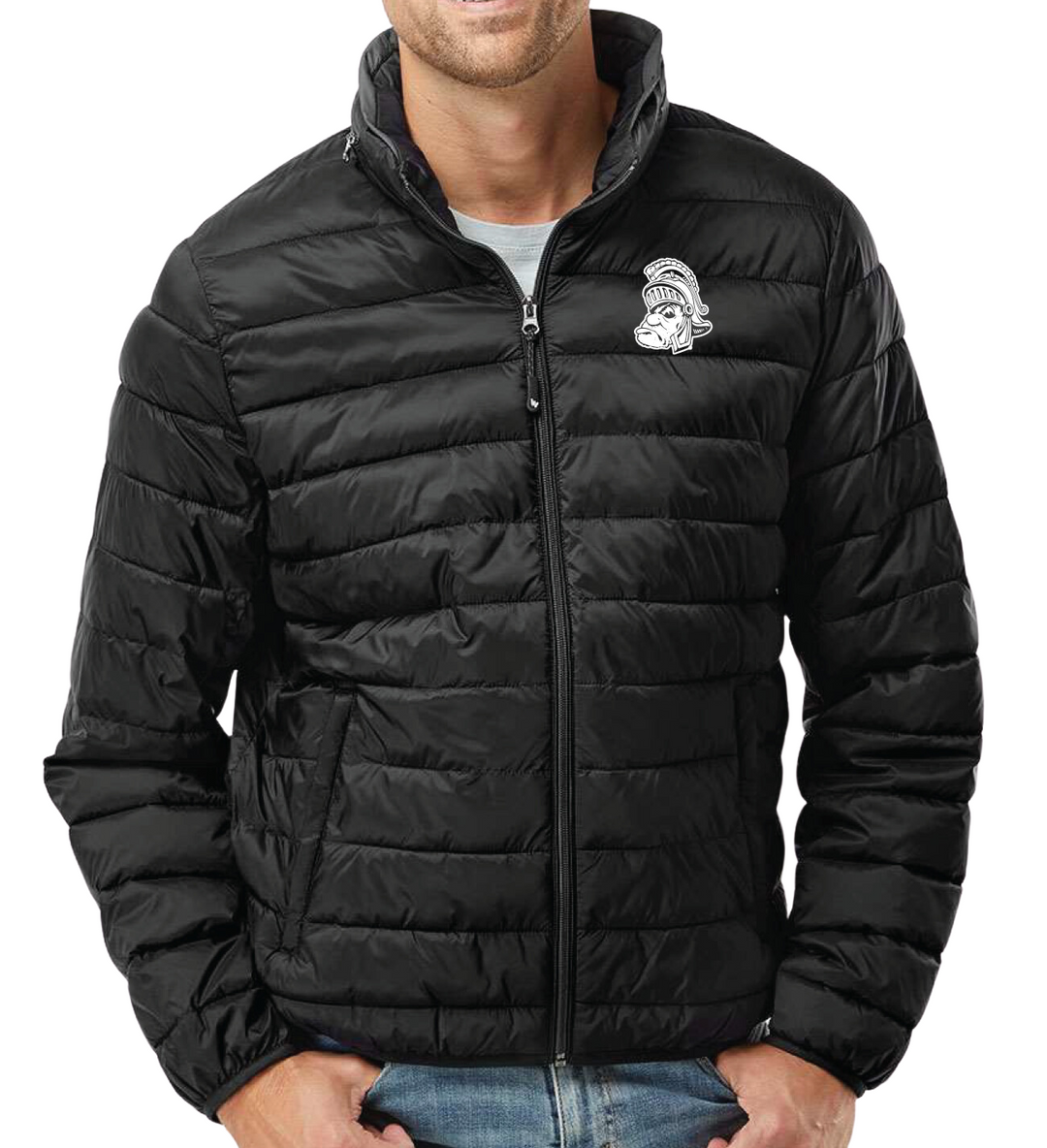 Michigan State Puffer Jacket with Gruff Sparty Logo
