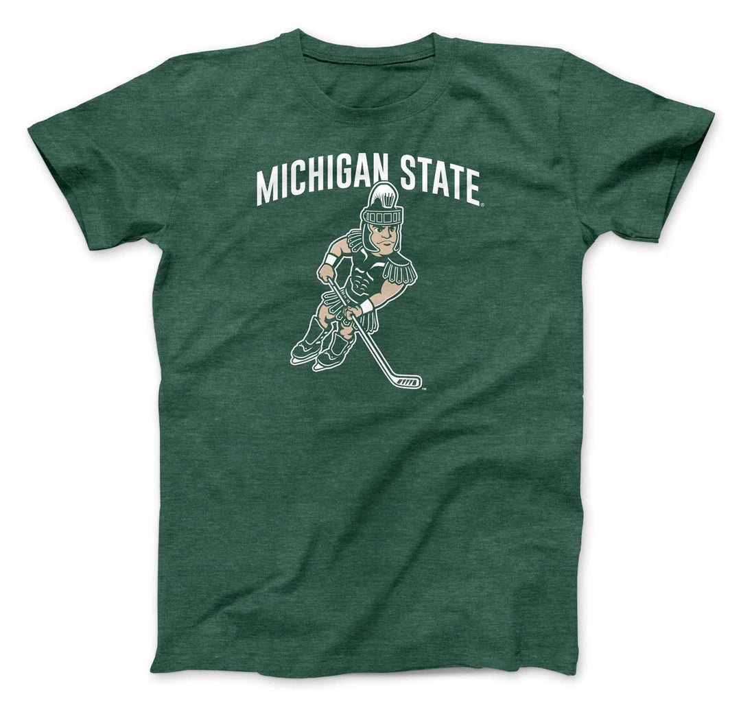 MSU Sparty Hockey t-shirt from Nudge Printing - Front