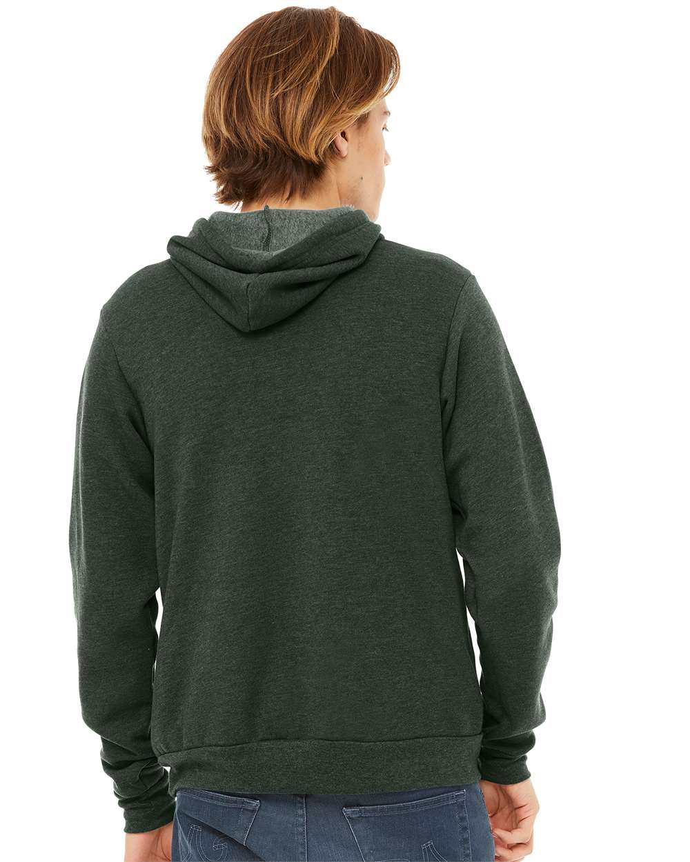Back of Green Michigan State Hoodie from Nudge Printing